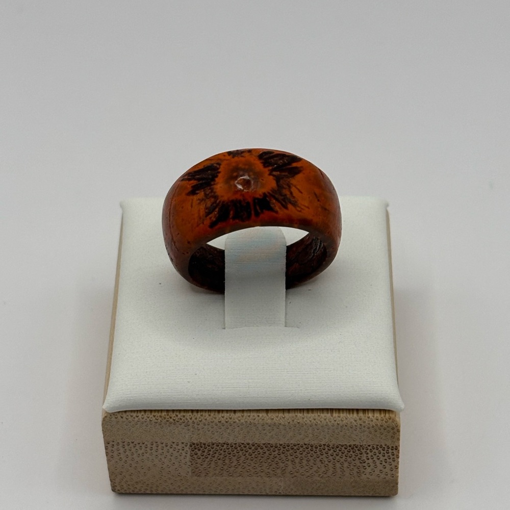 *NEW* Artisan Orange/Brown Coconut Ring